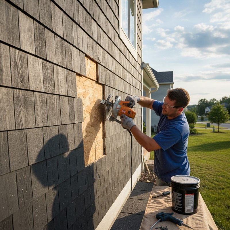 Exterior Wood Siding Repair